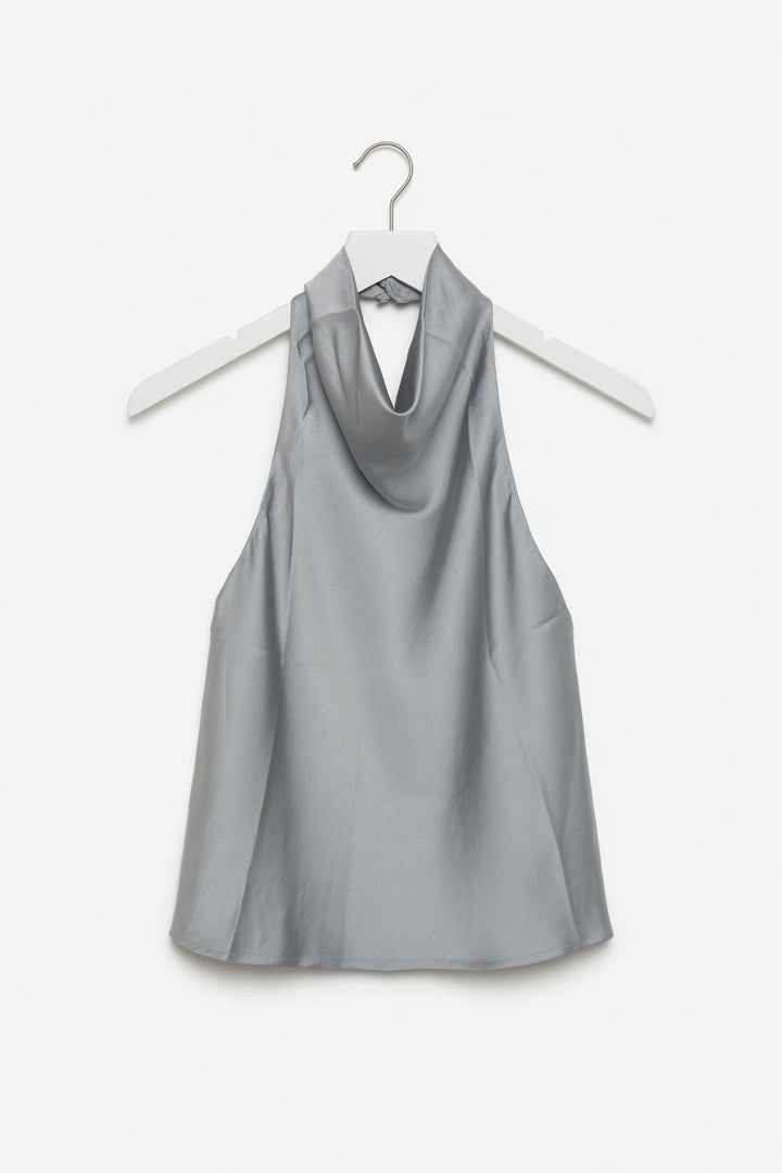 HYFVE Misty Blue Halter Top