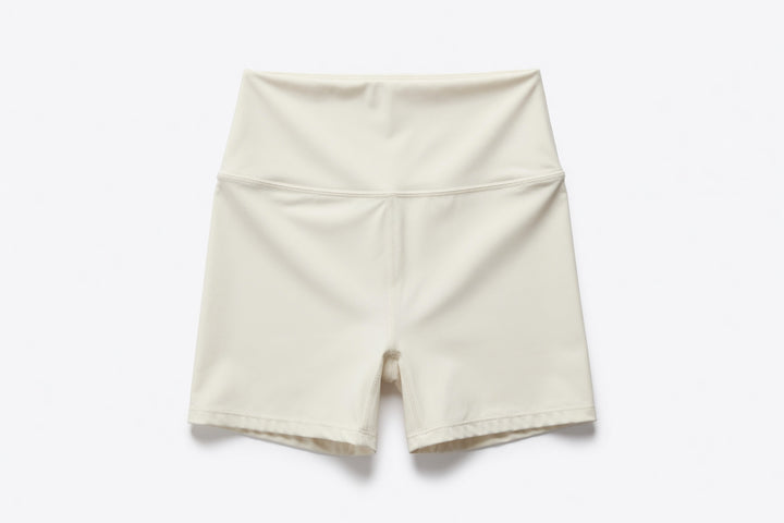 Kimberly C: Cream Combo Biker Shorts