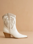 Layered Panel Cowboy Fall Boot