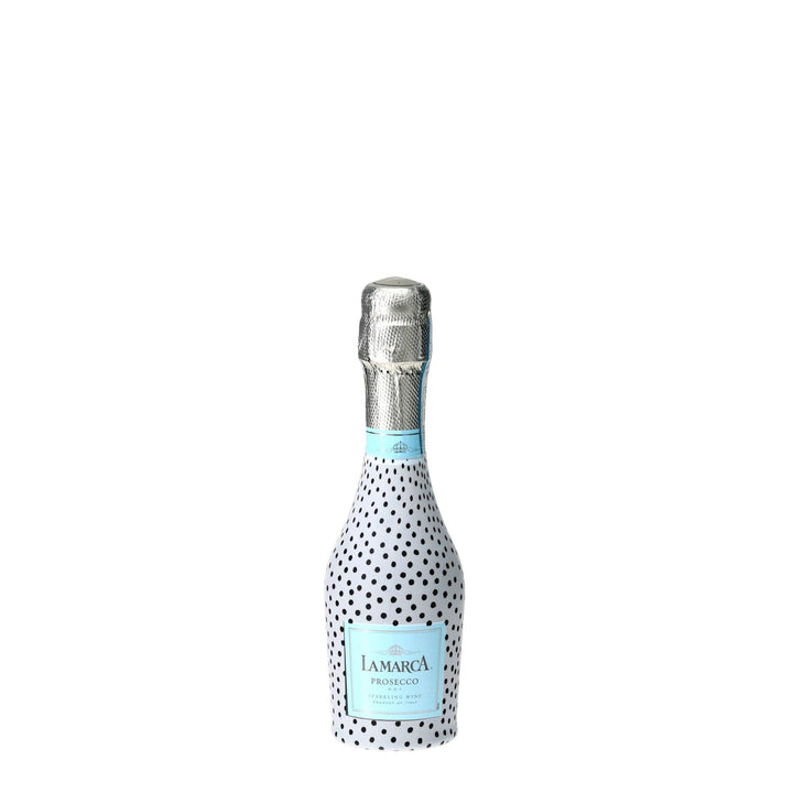 Beau Bottles: Black & White Dots - Mini Prosecco Wraps