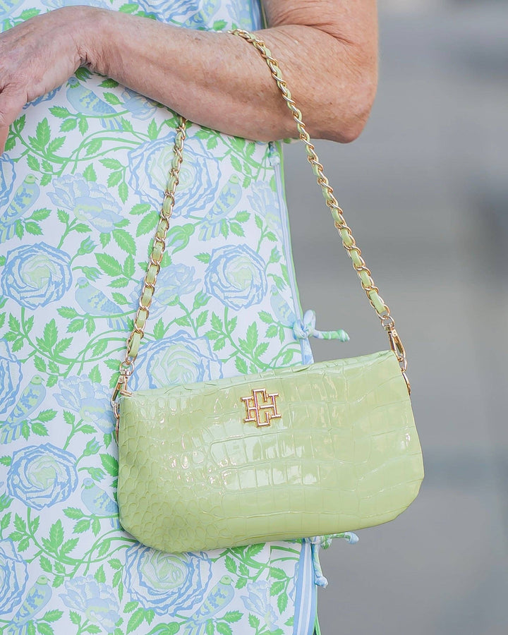 Livi Crossbody Lime Patent EC