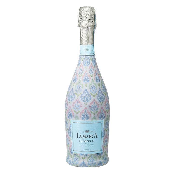 Grandmillennial Pastel Jewels Prosecco Bottle Wrap