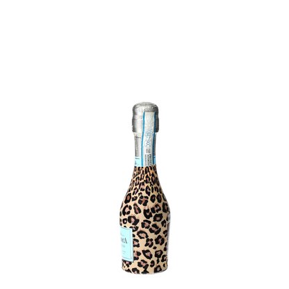 Tan Leopard Mini Prosecco Wraps (Set of 3)