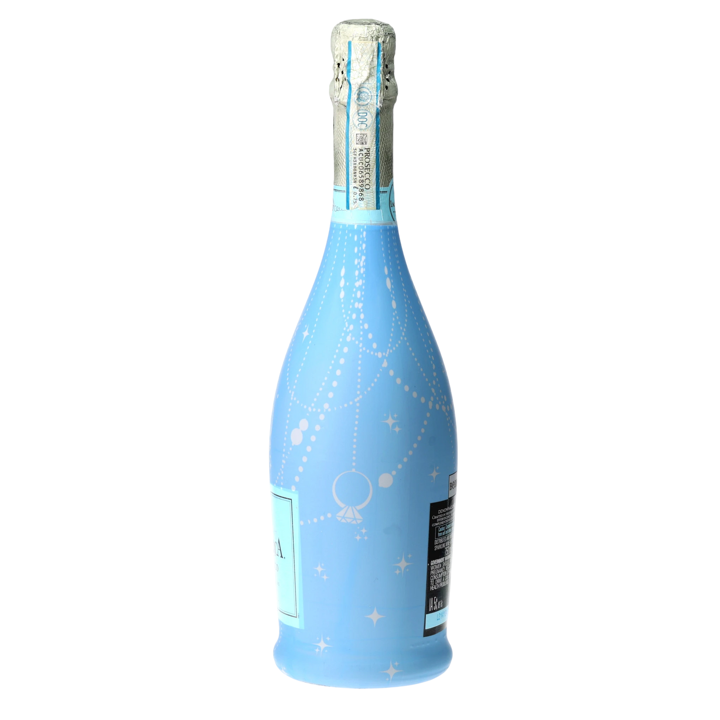 Blue Pearls & Prosecco Prosecco Bottle Wrap