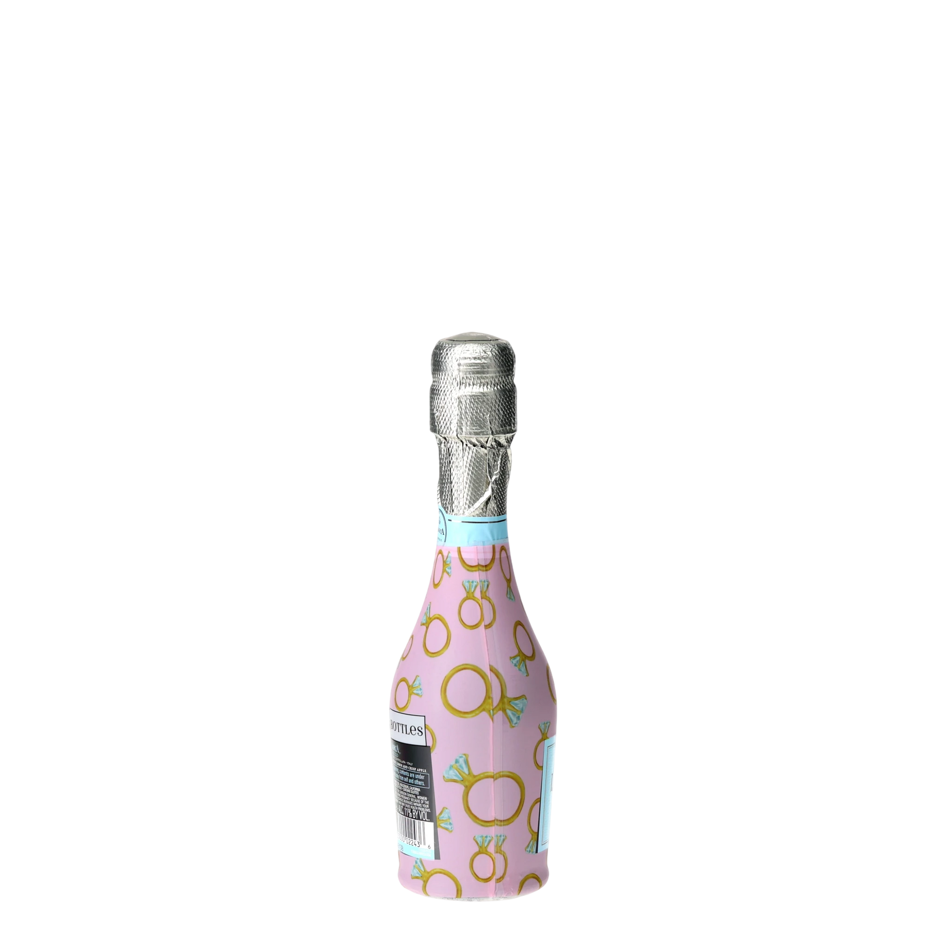 Beau Bottles Pink Engagement Ring - MINI Prosecco Collection - Set of 3 (Wraps Only)