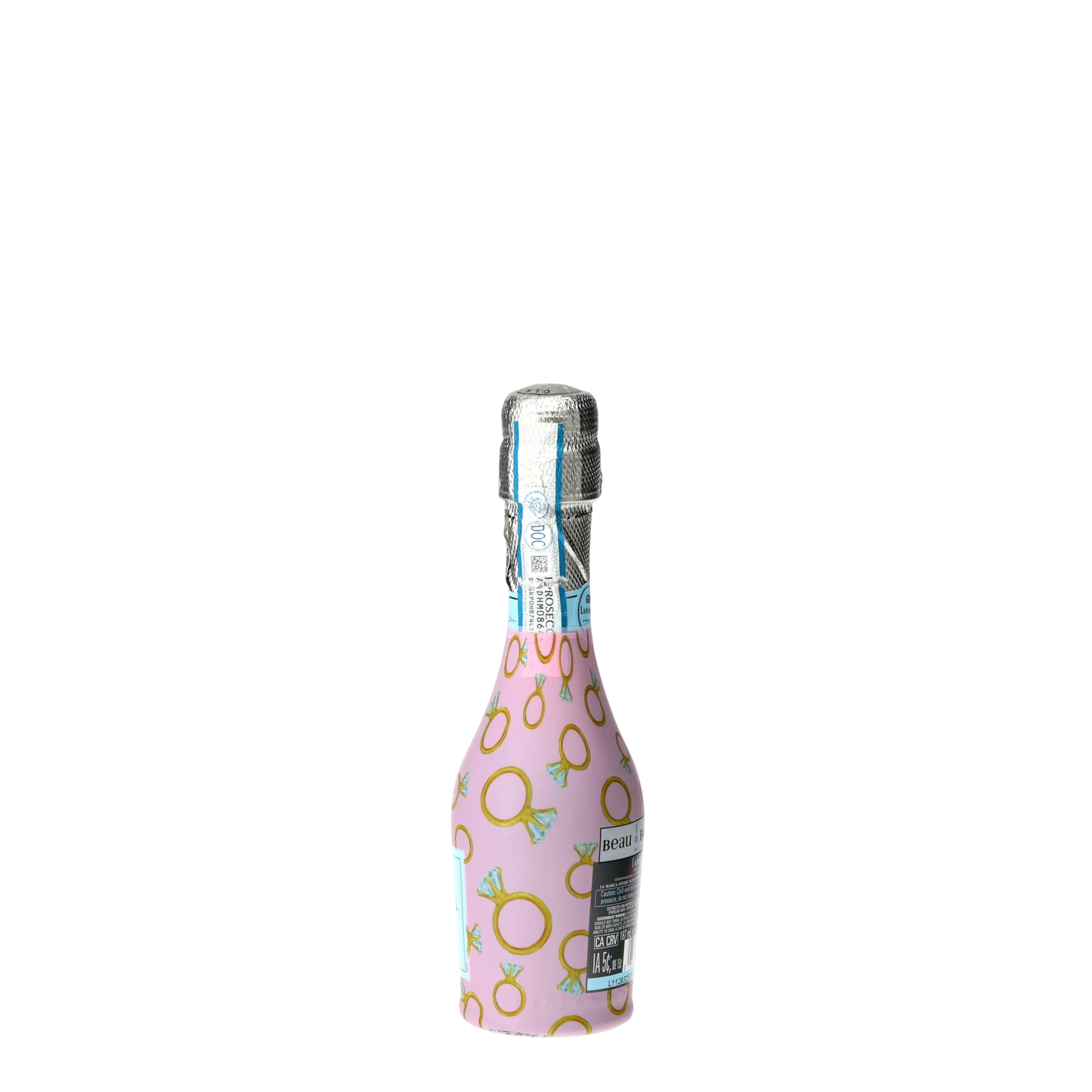 Beau Bottles Pink Engagement Ring - MINI Prosecco Collection - Set of 3 (Wraps Only)