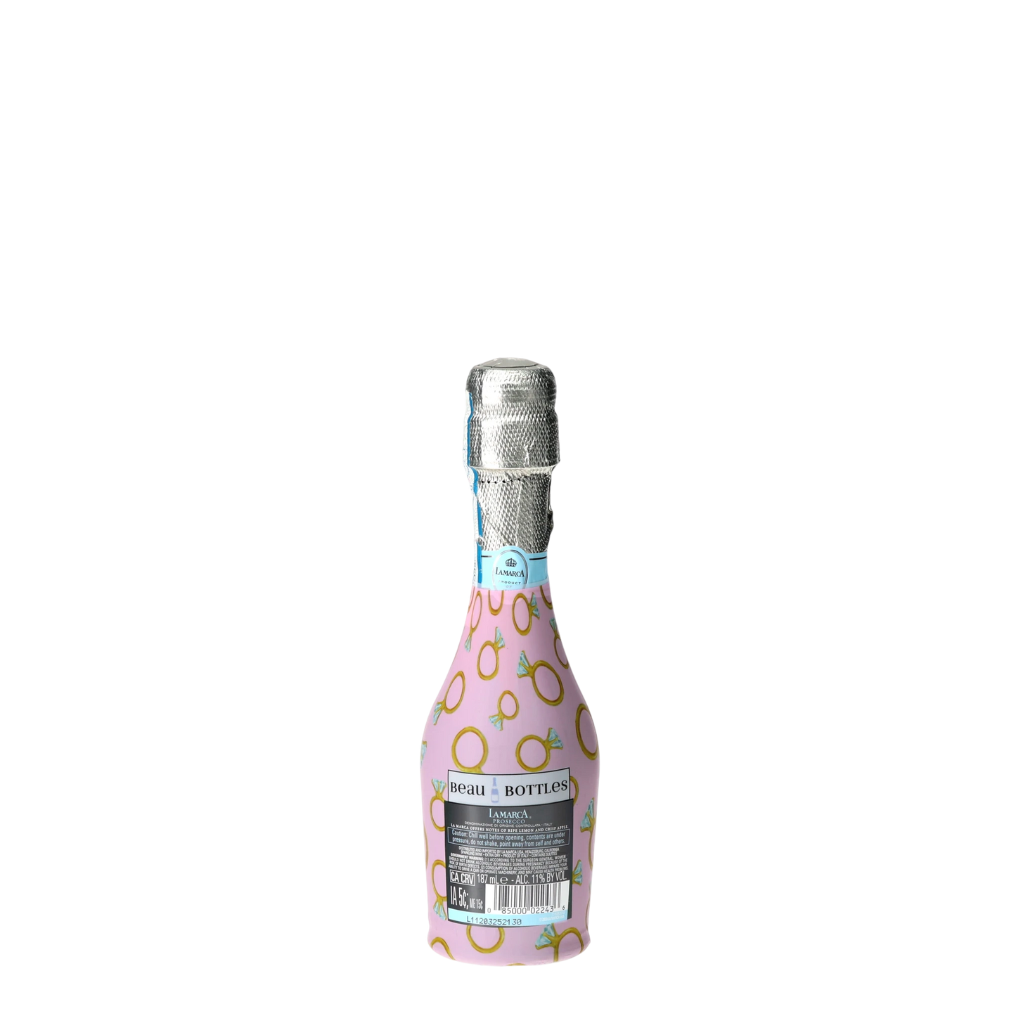 Beau Bottles Pink Engagement Ring - MINI Prosecco Collection - Set of 3 (Wraps Only)