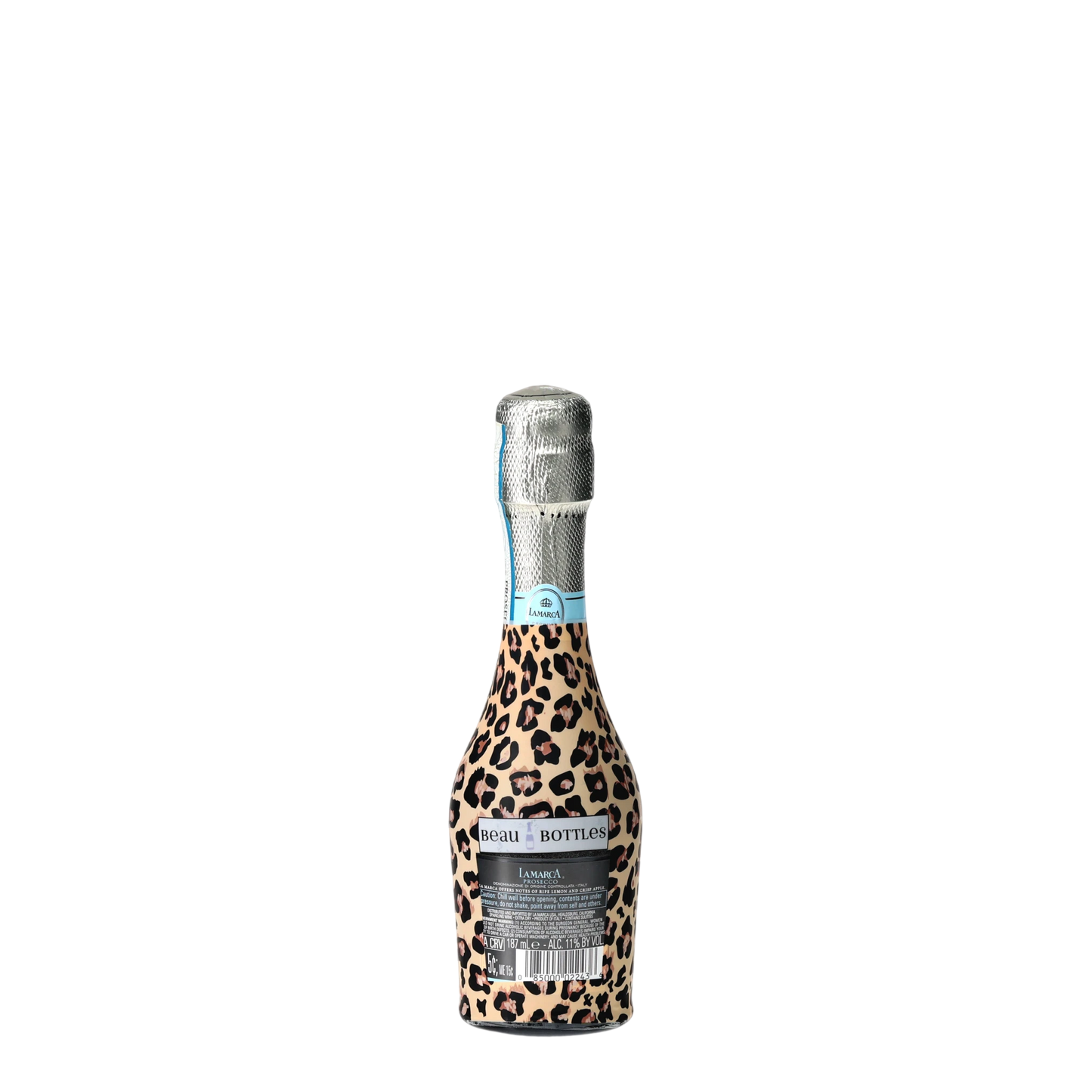 Tan Leopard Mini Prosecco Wraps (Set of 3)