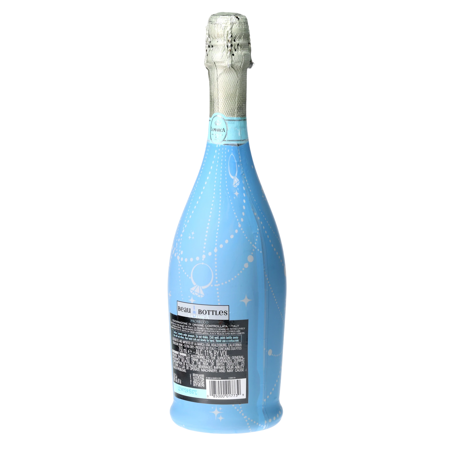 Blue Pearls & Prosecco Prosecco Bottle Wrap