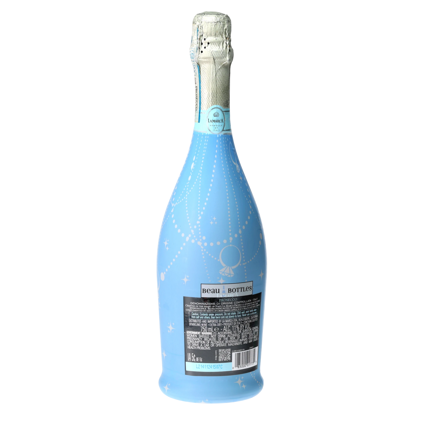 Blue Pearls & Prosecco Prosecco Bottle Wrap
