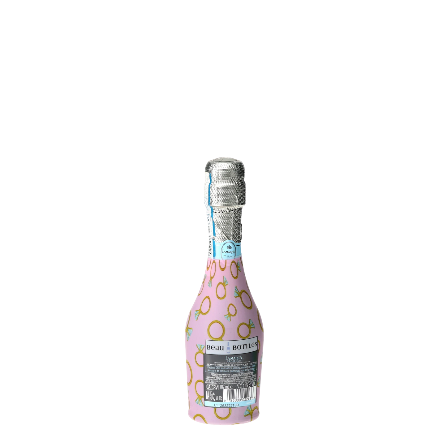 Beau Bottles Pink Engagement Ring - MINI Prosecco Collection - Set of 3 (Wraps Only)