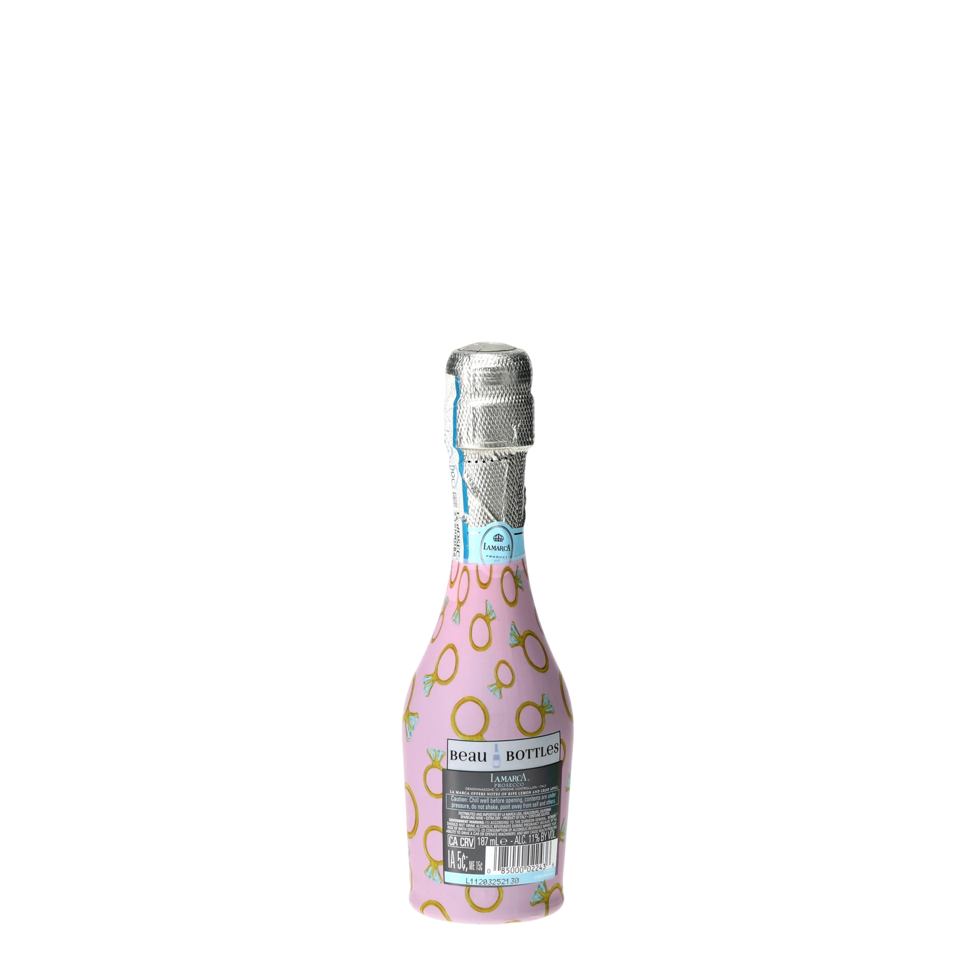 Beau Bottles Pink Engagement Ring - MINI Prosecco Collection - Set of 3 (Wraps Only)