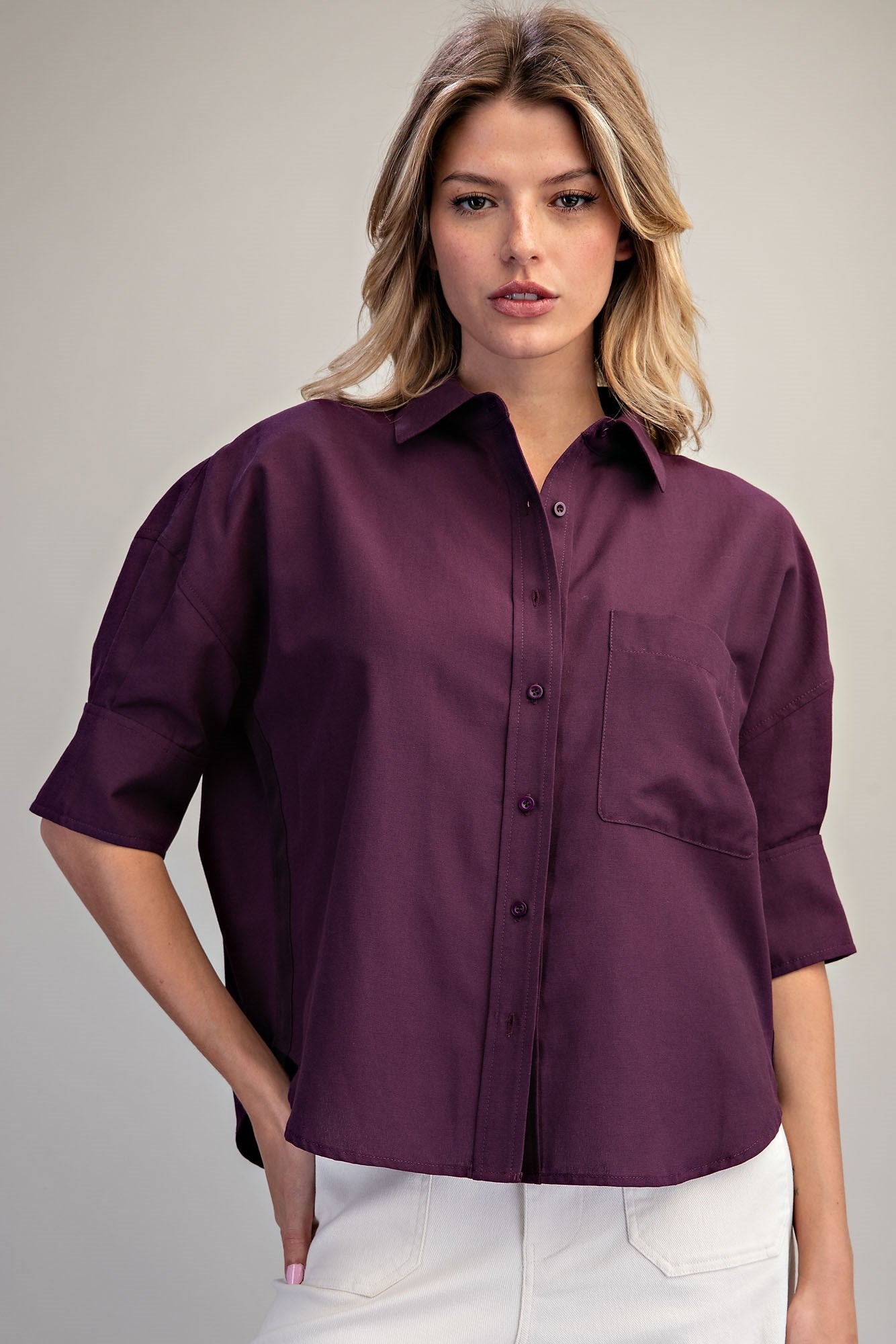 Button Down Short Sleeve Shirt