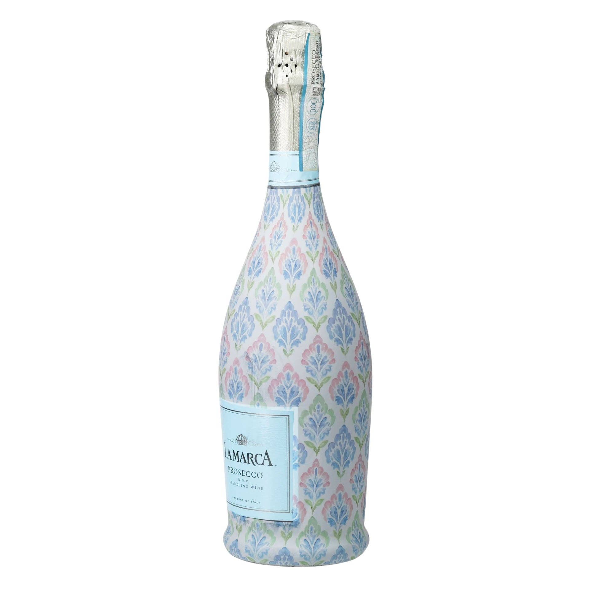 Grandmillennial Pastel Jewels Prosecco Bottle Wrap