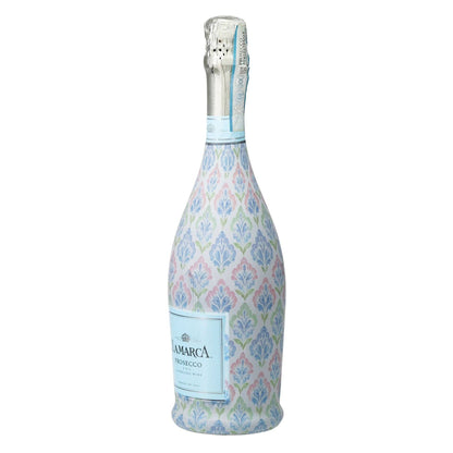 Grandmillennial Pastel Jewels Prosecco Bottle Wrap