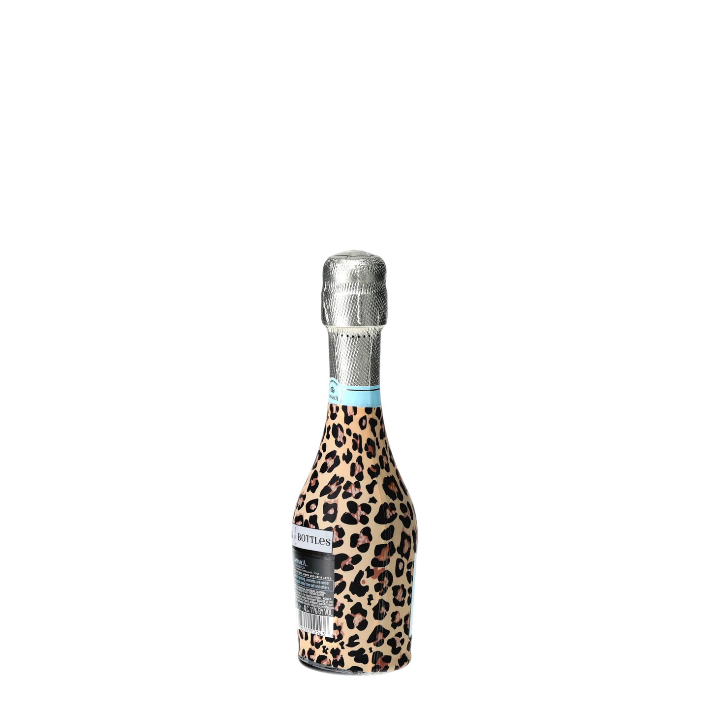 Tan Leopard Mini Prosecco Wraps (Set of 3)