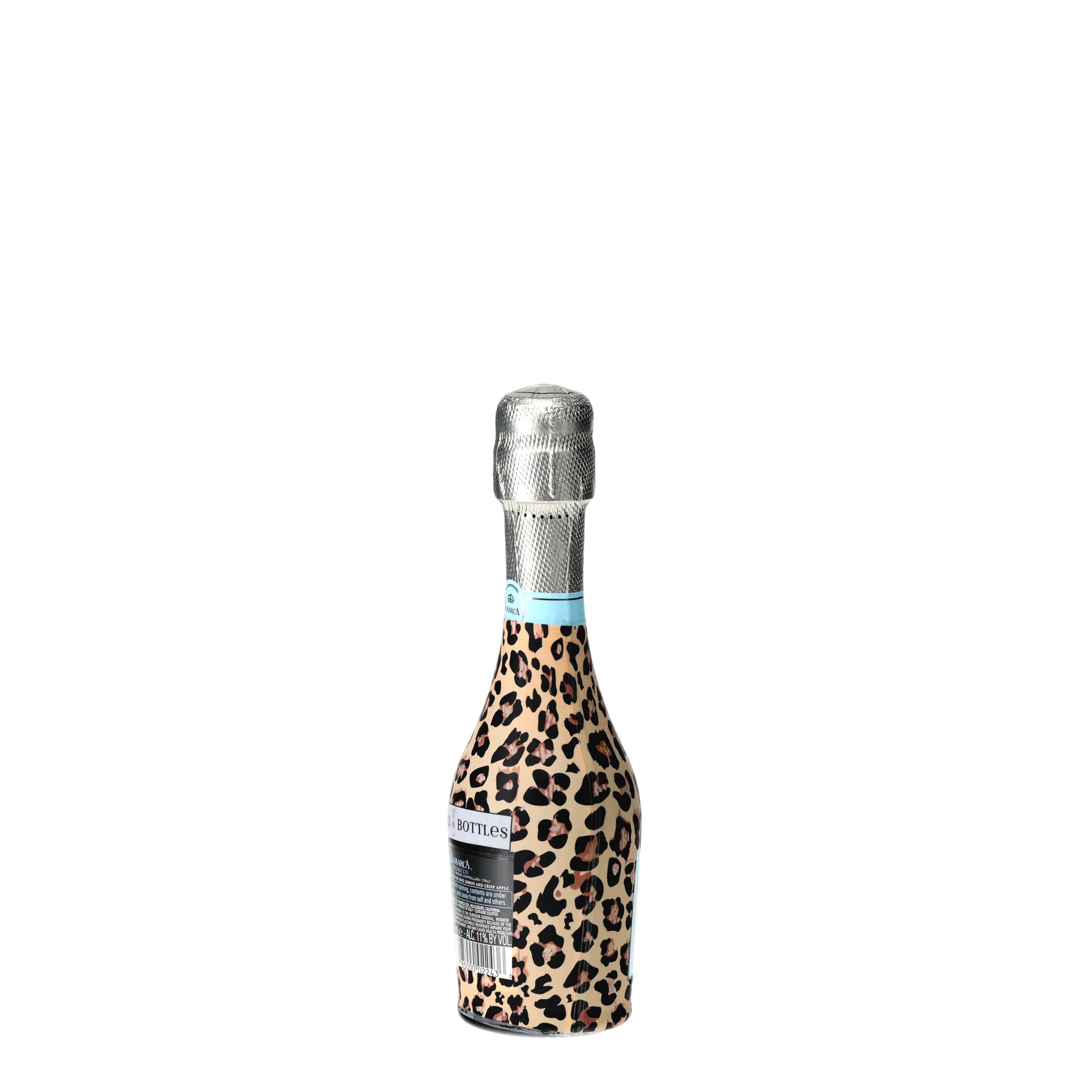 Tan Leopard Mini Prosecco Wraps (Set of 3)