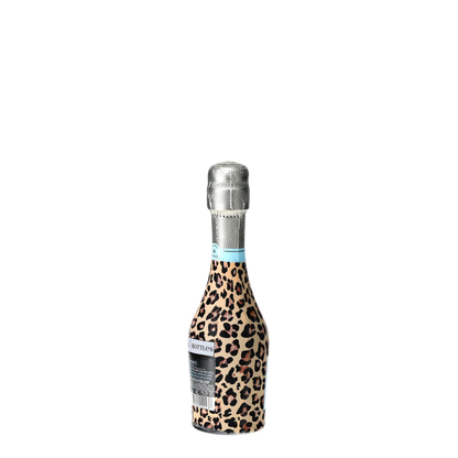 Tan Leopard Mini Prosecco Wraps (Set of 3)
