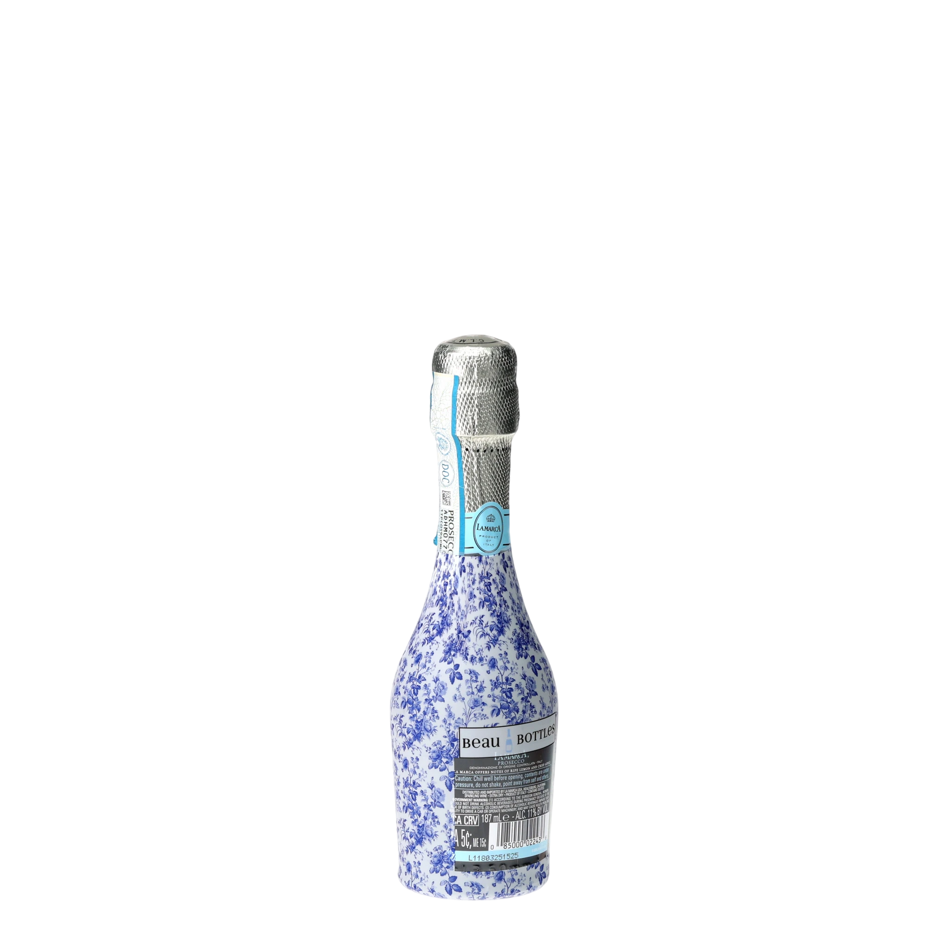 Limited Edition Blue Floral Mini Prosecco Wraps (Set of 3)