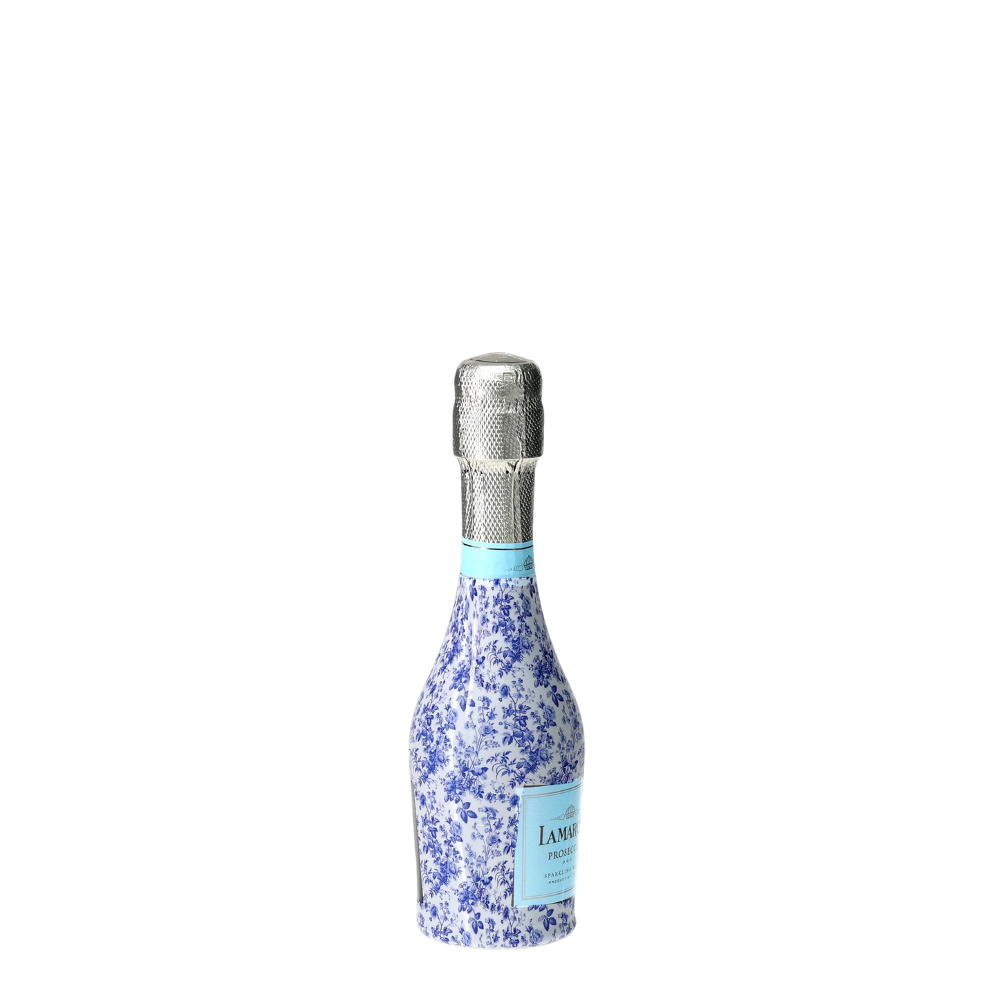 Limited Edition Blue Floral Mini Prosecco Wraps (Set of 3)