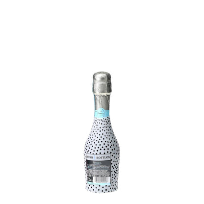 Black & White Dots Mini Prosecco Wraps (Set of 3)