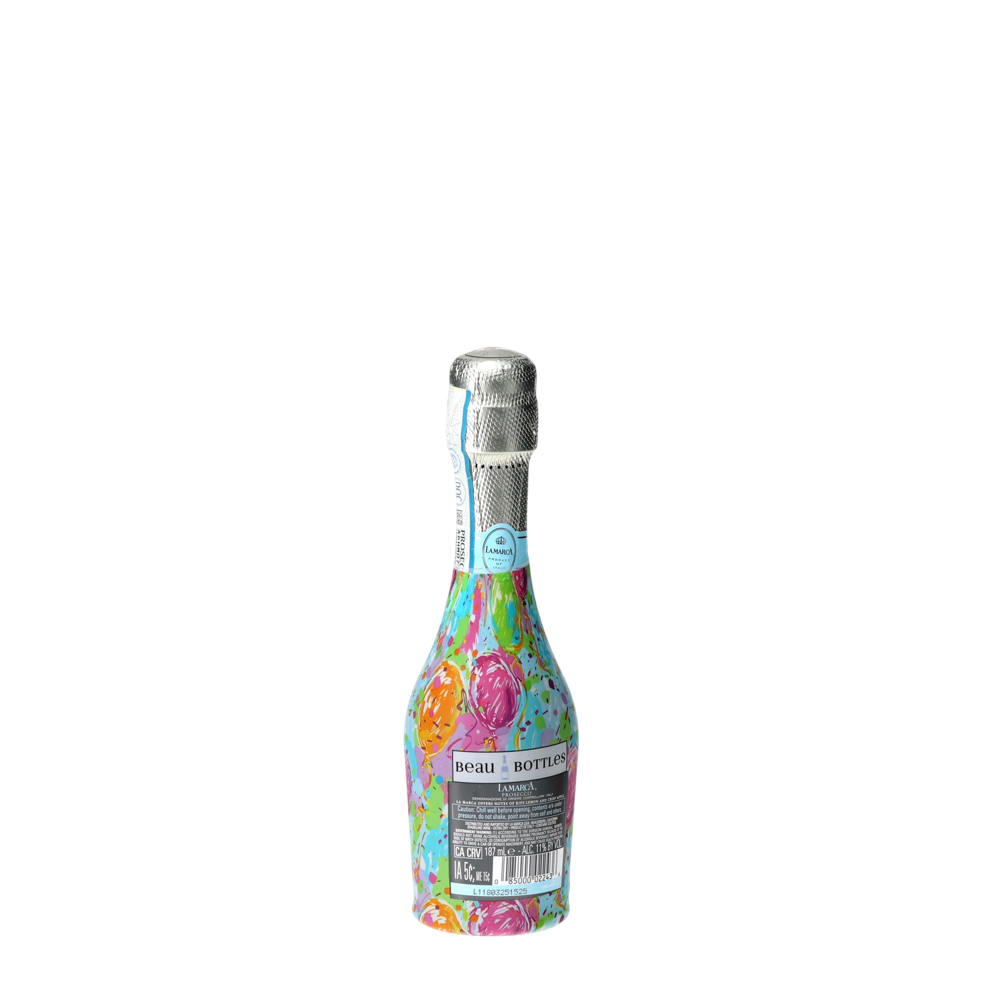 Beau Bottles Happy Birthday Balloons - MINI Prosecco Collection - Set of 3 (Wraps Only)
