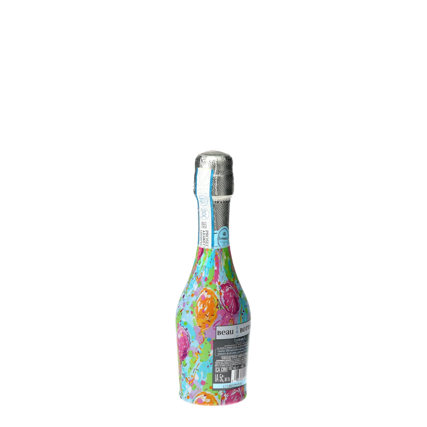 Beau Bottles Happy Birthday Balloons - MINI Prosecco Collection - Set of 3 (Wraps Only)