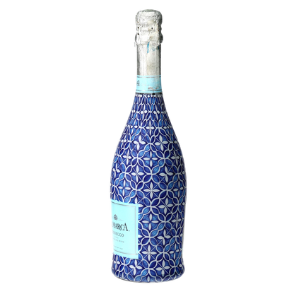 Andalusian Tile Prosecco Bottle Wrap