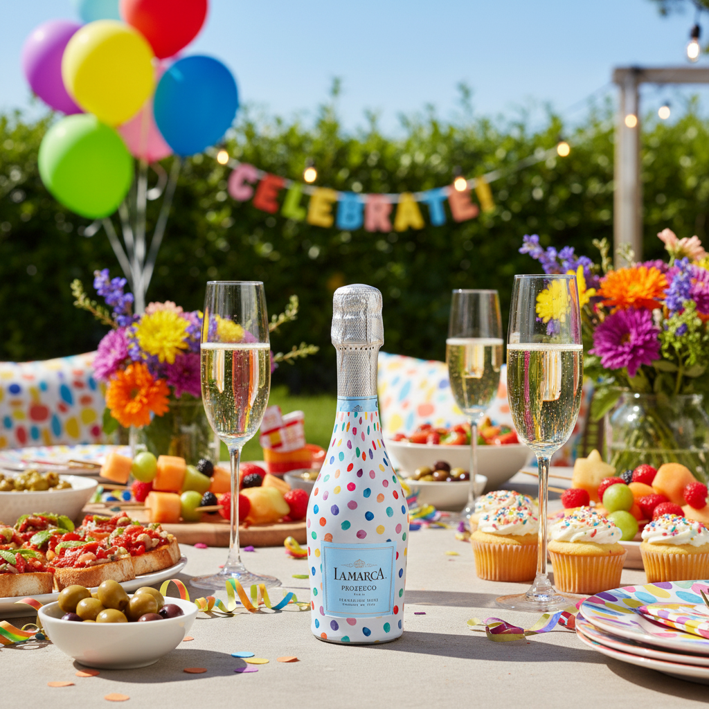 Beau Bottles Colorful Dots - MINI Prosecco Collection - Set of 3 (Wraps Only)