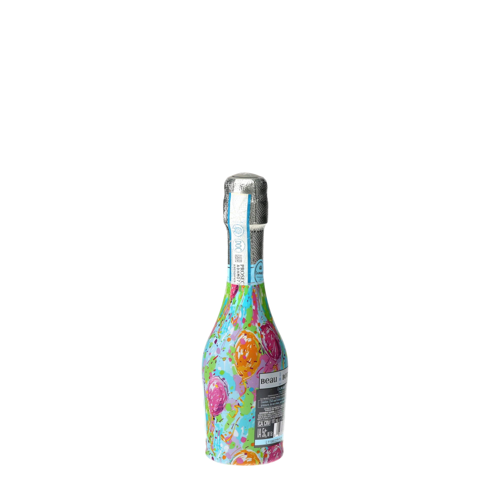 Beau Bottles Happy Birthday Balloons - MINI Prosecco Collection - Set of 3 (Wraps Only)