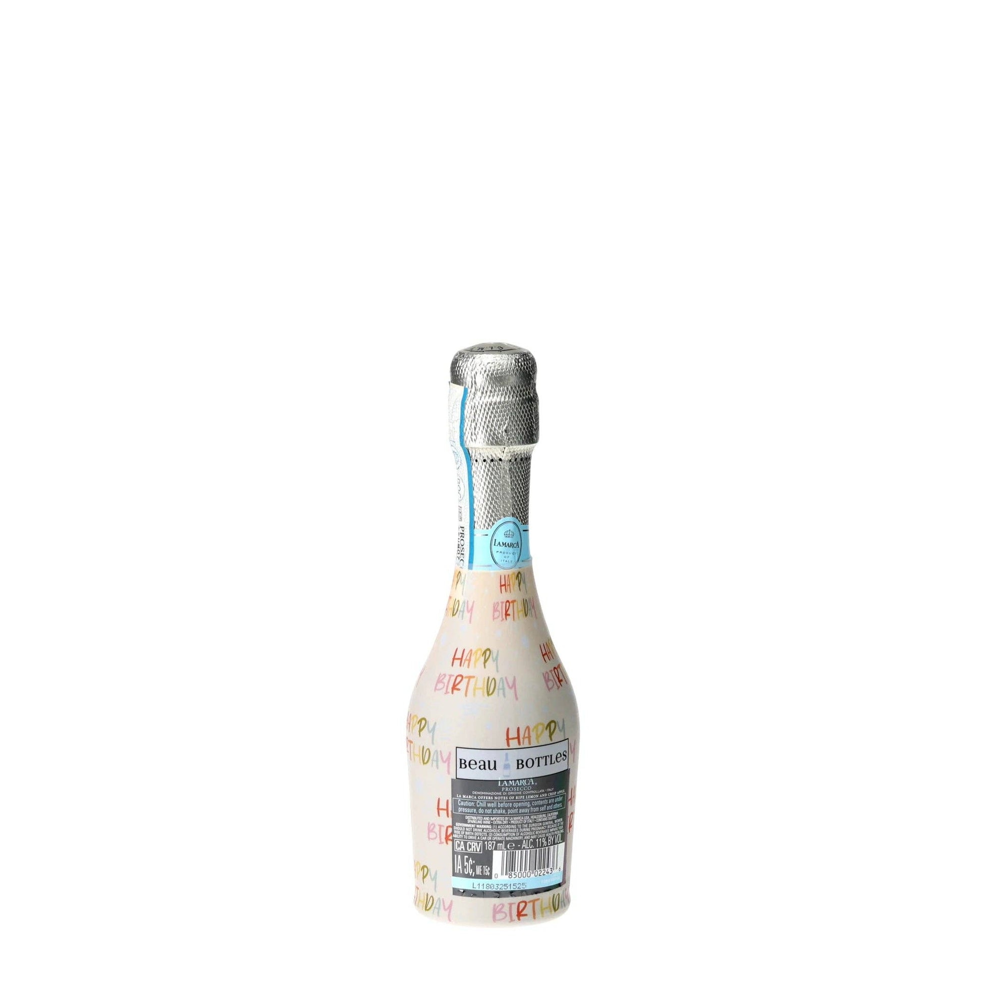 Birthday in Pastels Mini Prosecco Wraps (Set of 3)
