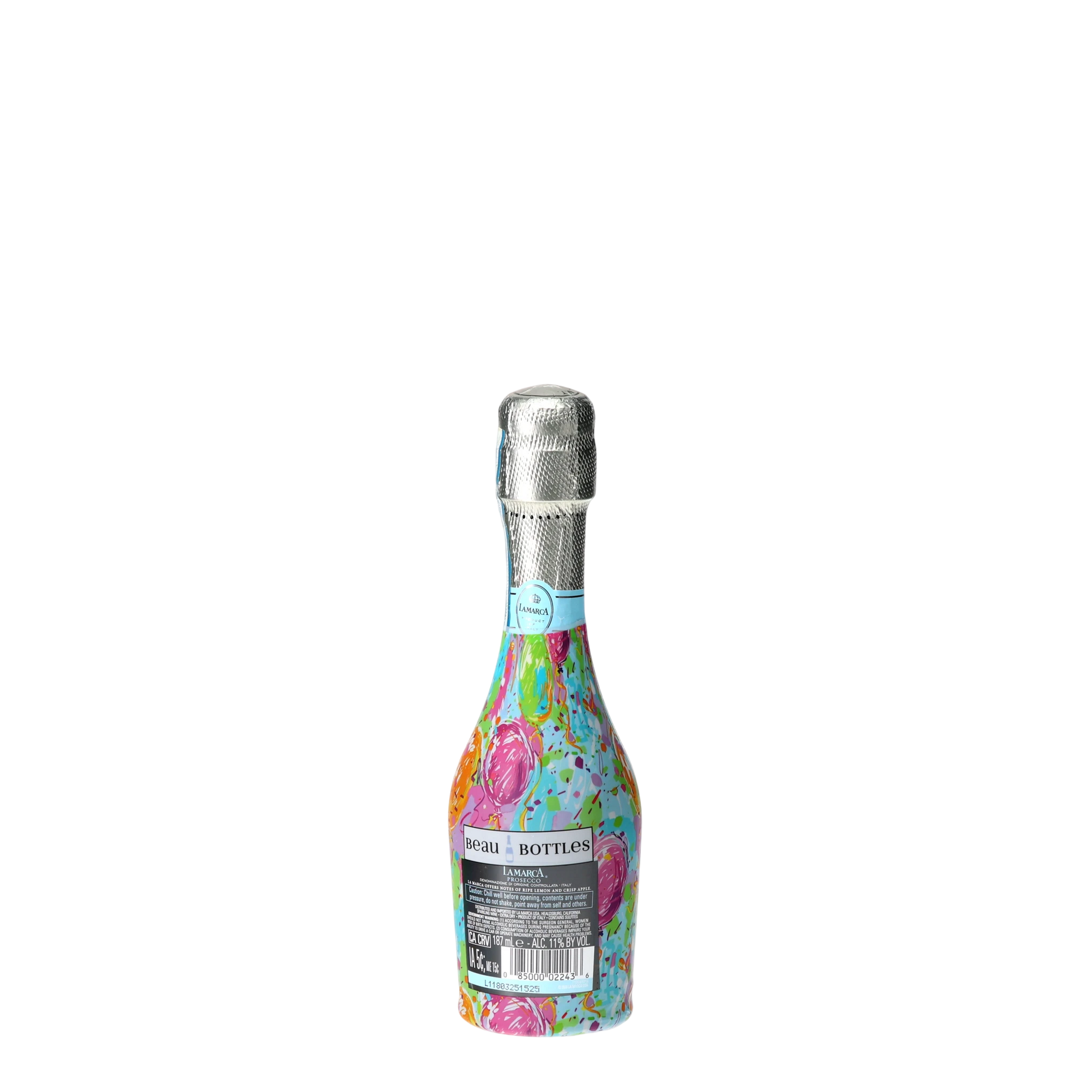 Beau Bottles Happy Birthday Balloons - MINI Prosecco Collection - Set of 3 (Wraps Only)