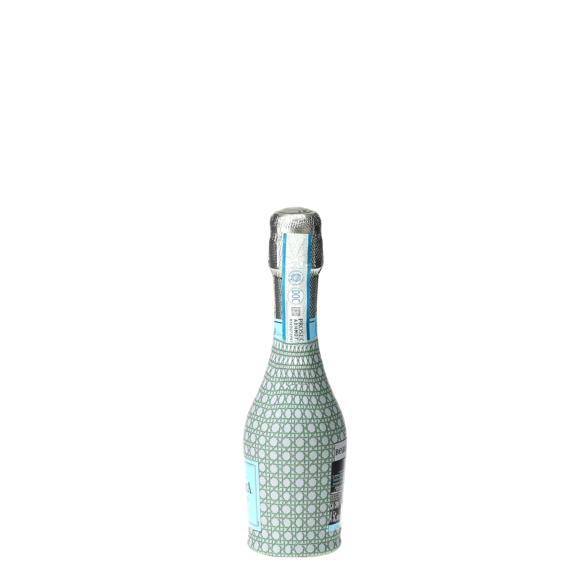 Sage & White Cane Mini Prosecco Wraps (Set of 3)
