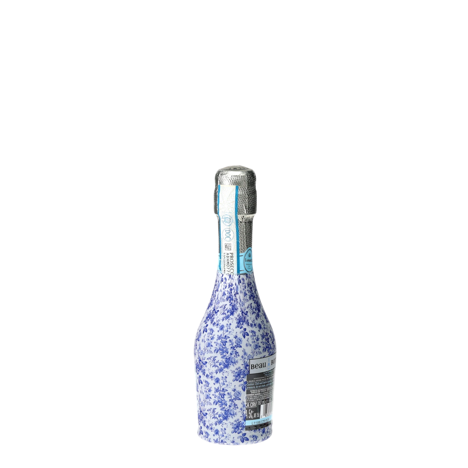 Limited Edition Blue Floral Mini Prosecco Wraps (Set of 3)