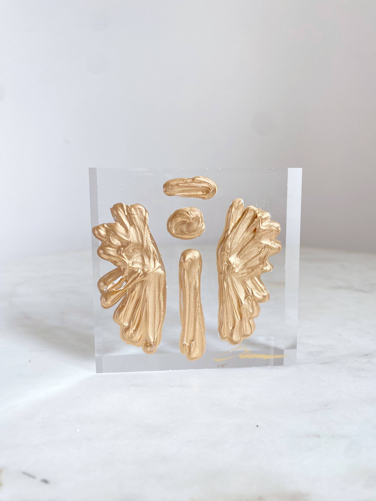 Anna Walding: Angel Acrylic Block