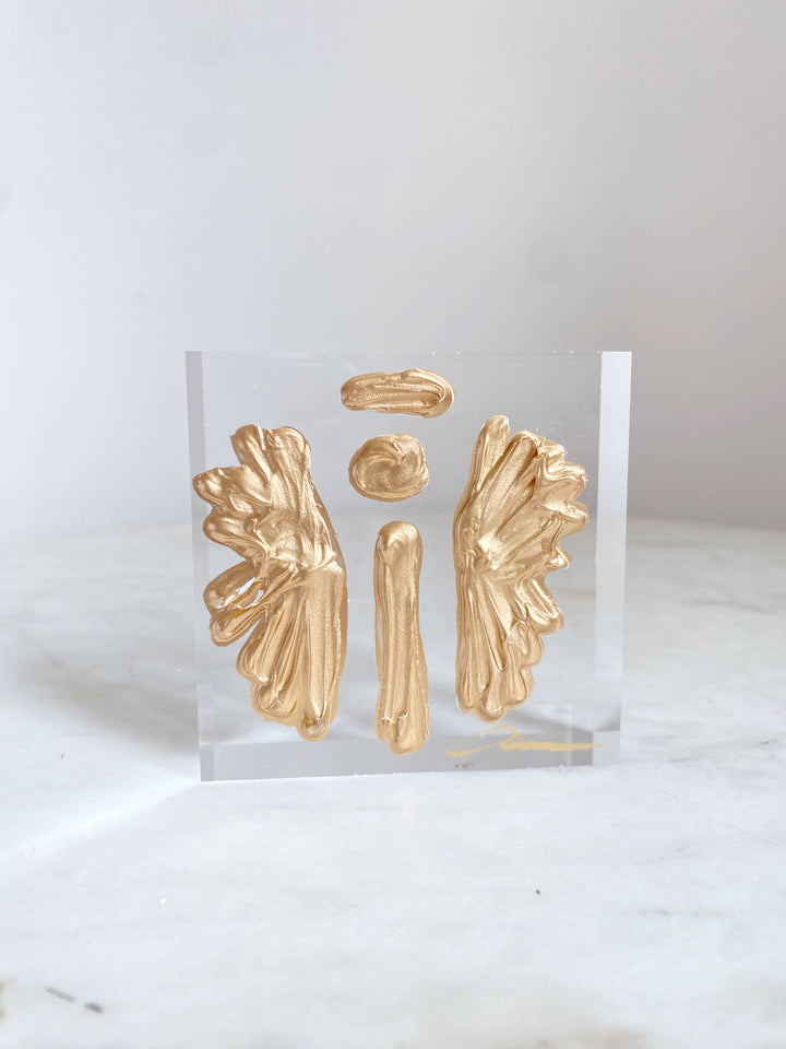 Anna Walding: Angel Acrylic Block