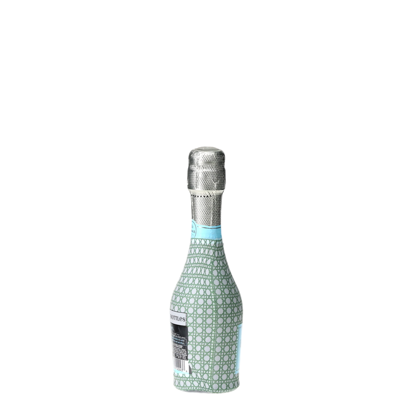 Sage & White Cane Mini Prosecco Wraps (Set of 3)