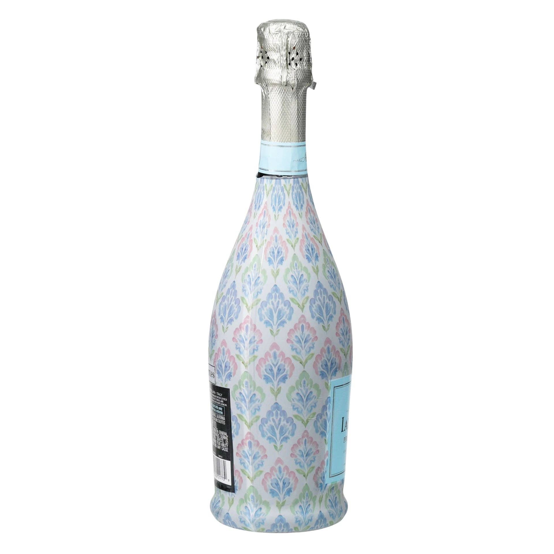 Grandmillennial Pastel Jewels Prosecco Bottle Wrap