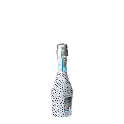 Black & White Dots Mini Prosecco Wraps (Set of 3)