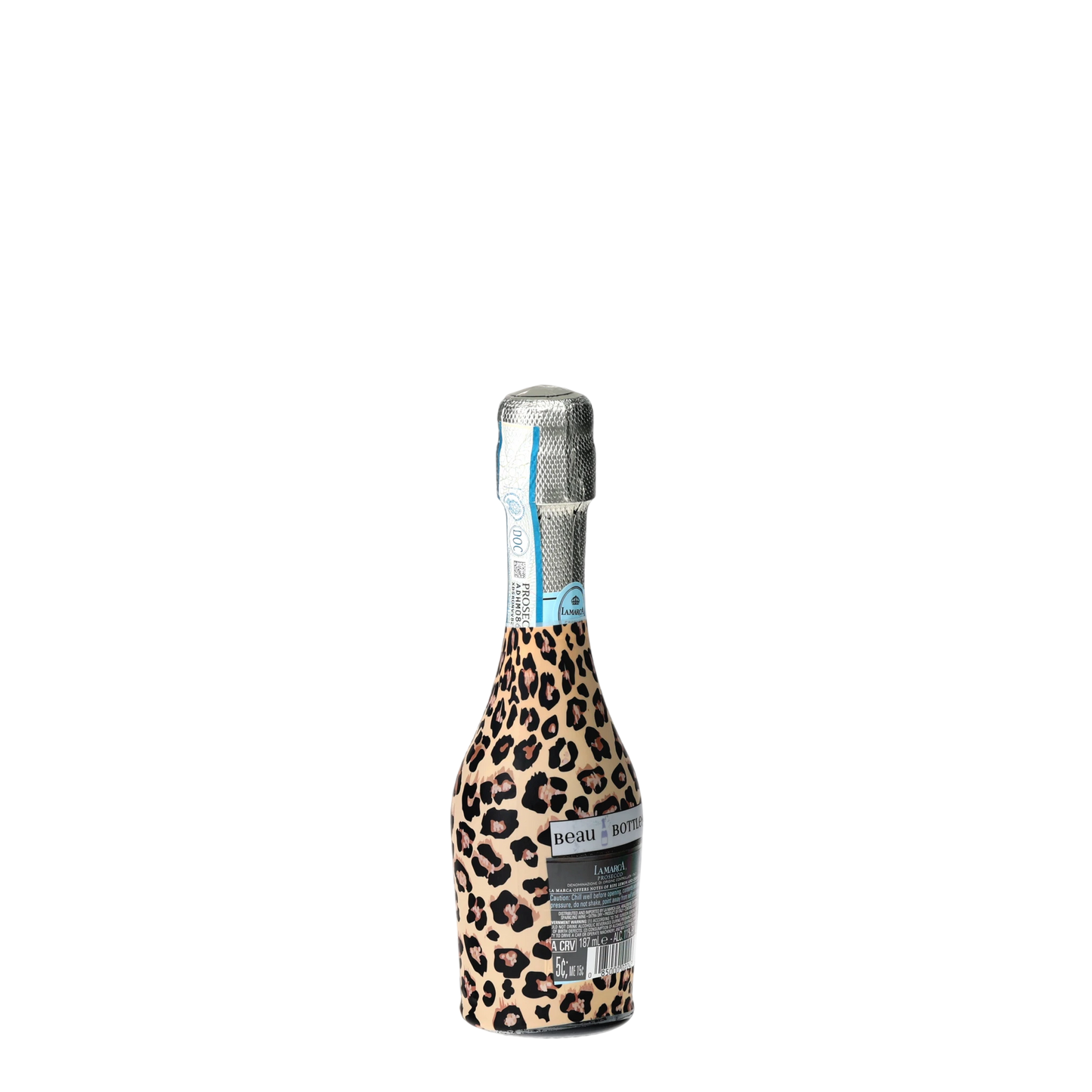 Tan Leopard Mini Prosecco Wraps (Set of 3)