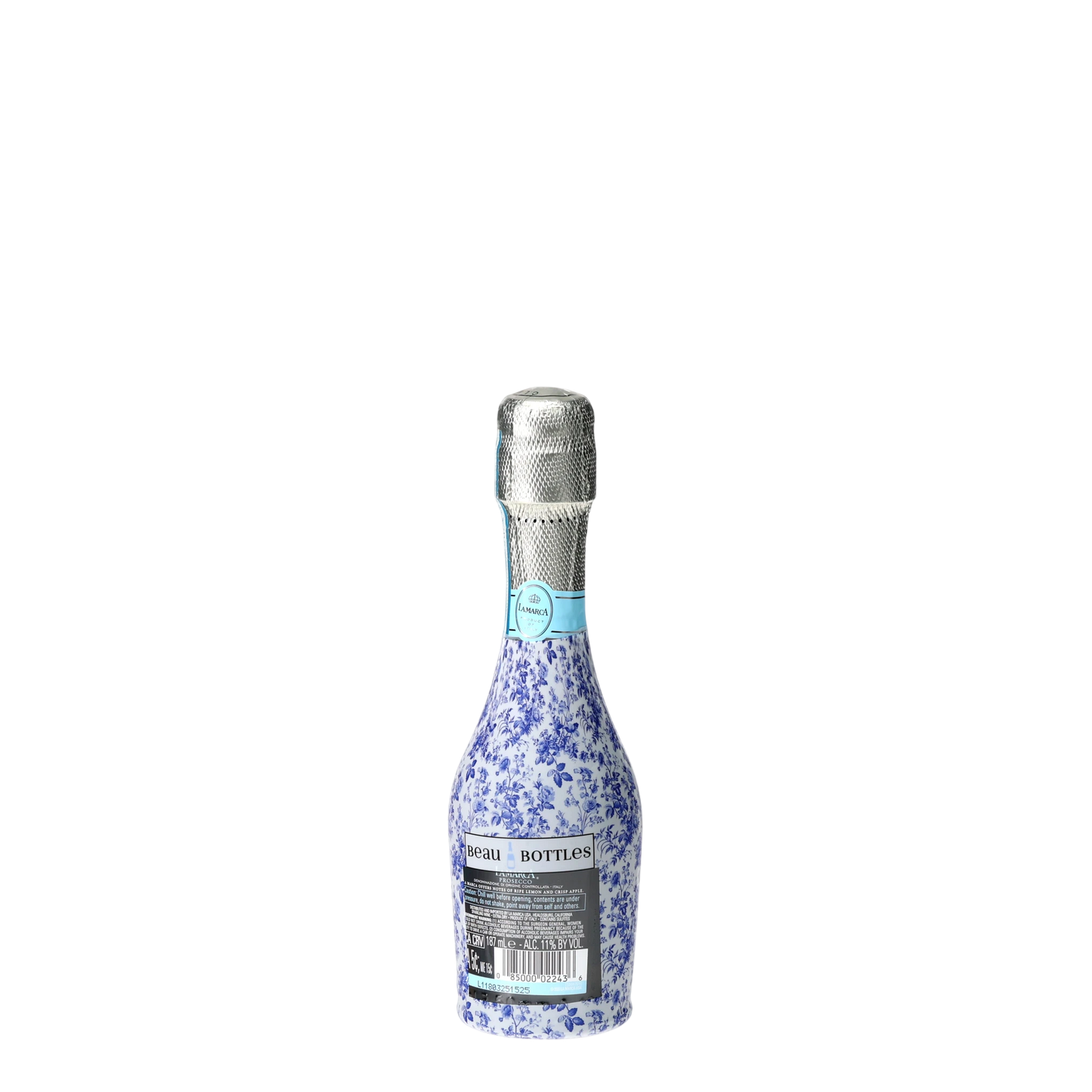 Limited Edition Blue Floral Mini Prosecco Wraps (Set of 3)