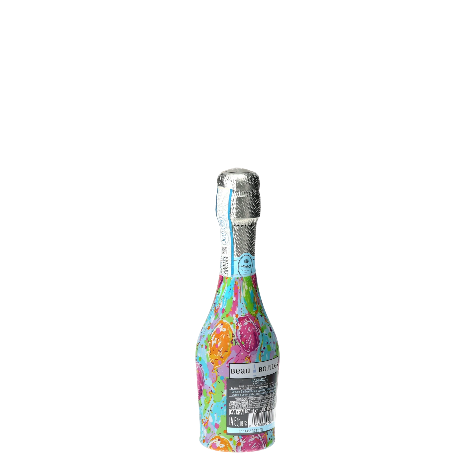 Beau Bottles Happy Birthday Balloons - MINI Prosecco Collection - Set of 3 (Wraps Only)