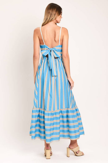 A printed woven midi dress - ID23644