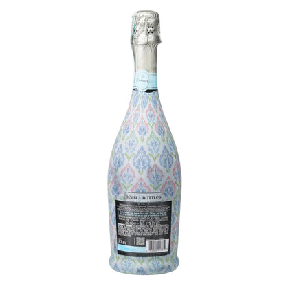 Grandmillennial Pastel Jewels Prosecco Bottle Wrap
