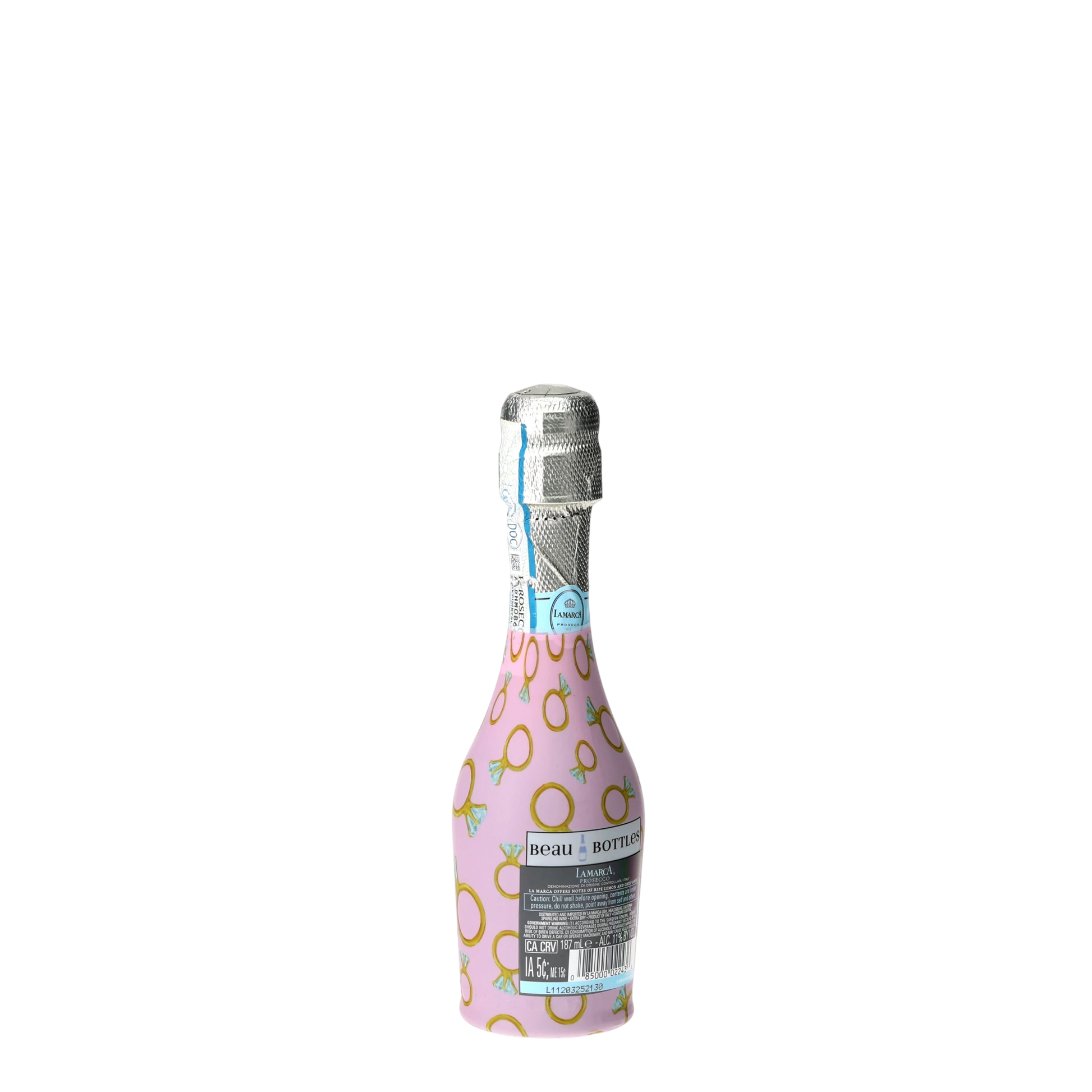 Beau Bottles Pink Engagement Ring - MINI Prosecco Collection - Set of 3 (Wraps Only)