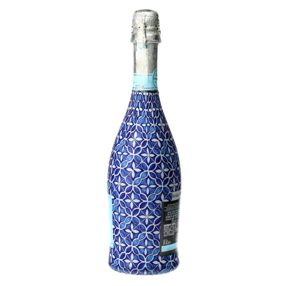 Andalusian Tile Prosecco Bottle Wrap