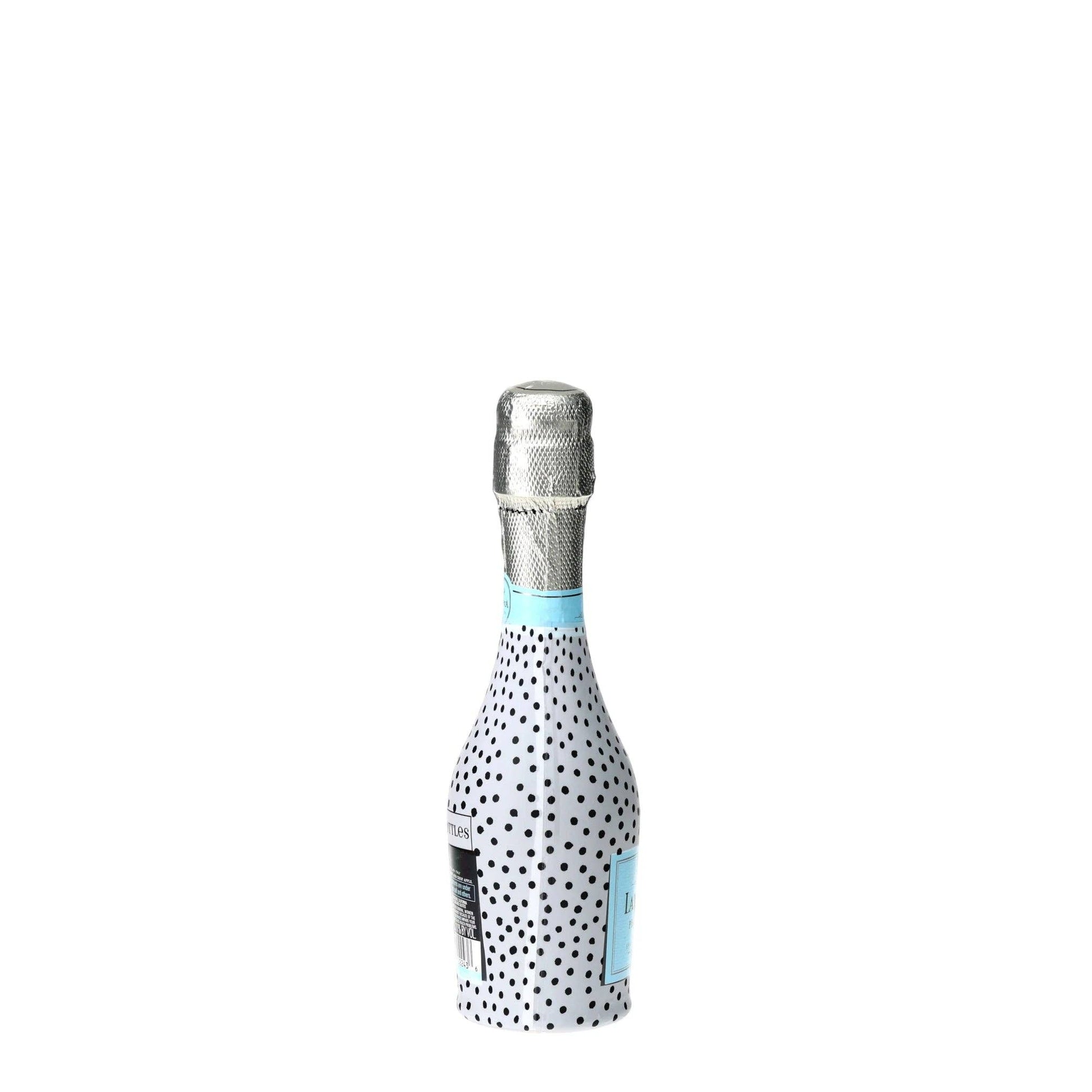 Black & White Dots Mini Prosecco Wraps (Set of 3)