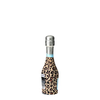 Tan Leopard Mini Prosecco Wraps (Set of 3)