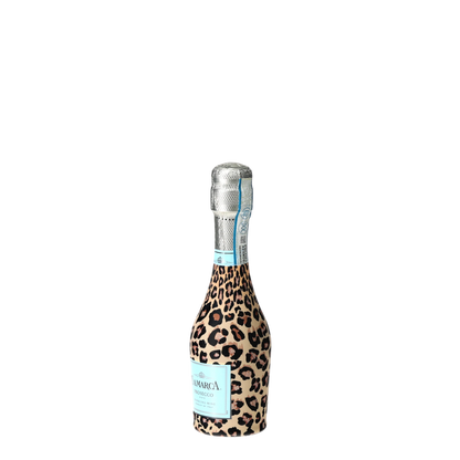 Tan Leopard Mini Prosecco Wraps (Set of 3)