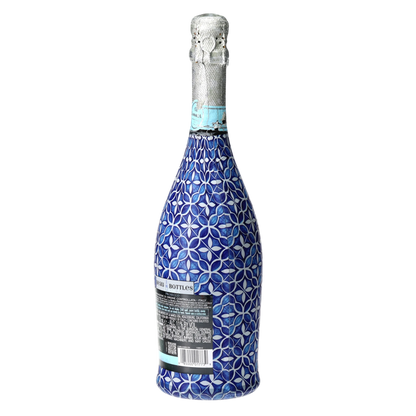 Andalusian Tile Prosecco Bottle Wrap